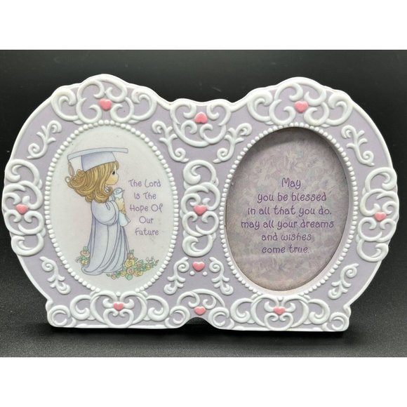 Precious Moments Graduation Photo Frame, Antique - Picture 1 of 11